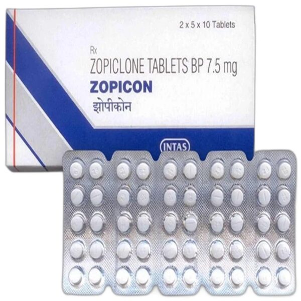 zopicon (zopiclone) 7.5 mg by intas pharma