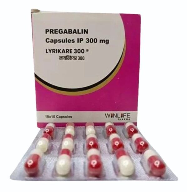 lyrikare 300 mg (pregabalin) capsules