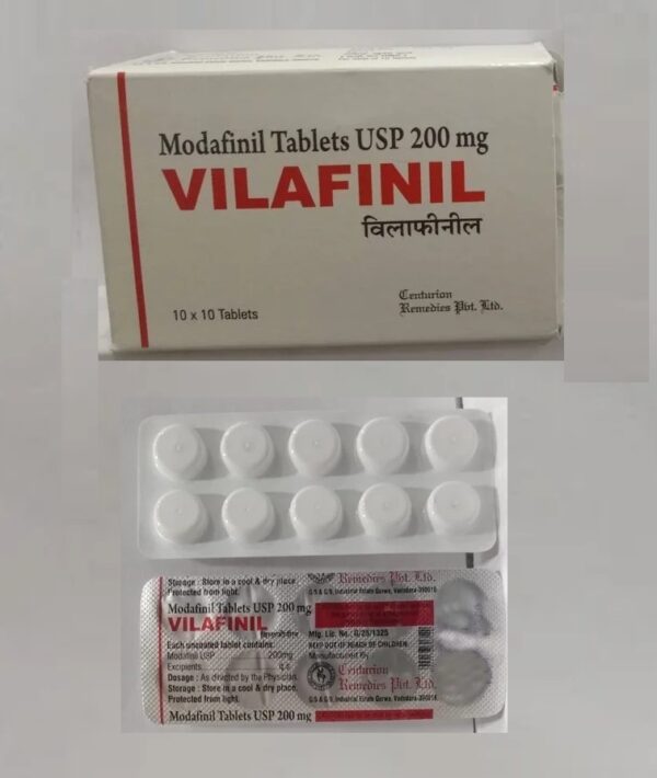 vilafinil 200 mg (modafinil) tablets