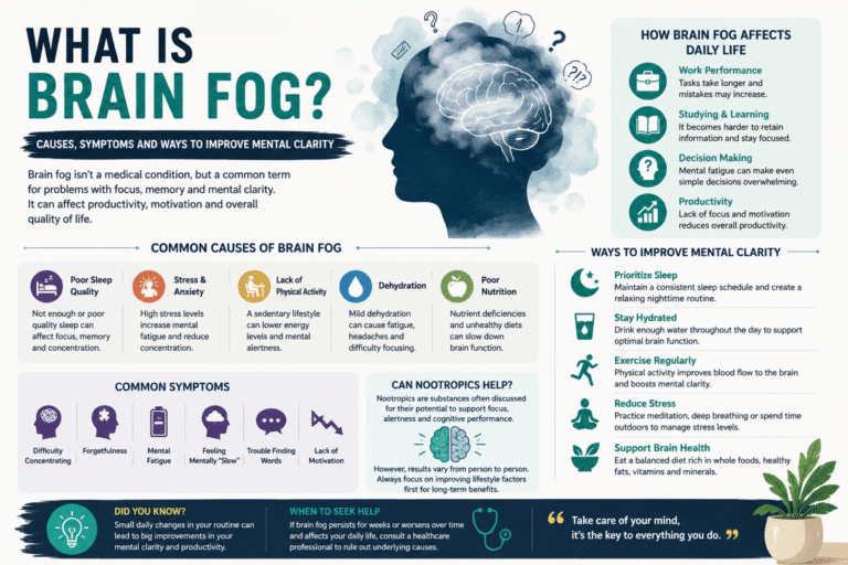 What Is Brain Fog? Causes, Symptoms and Ways to Improve Mental Clarity